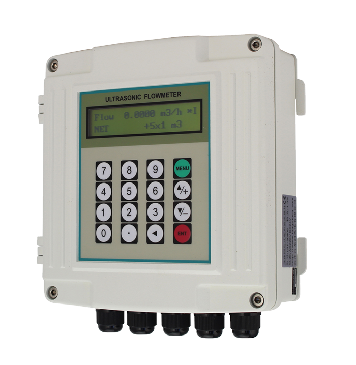 Fixed-clamp-on ultrasonic flow  meter