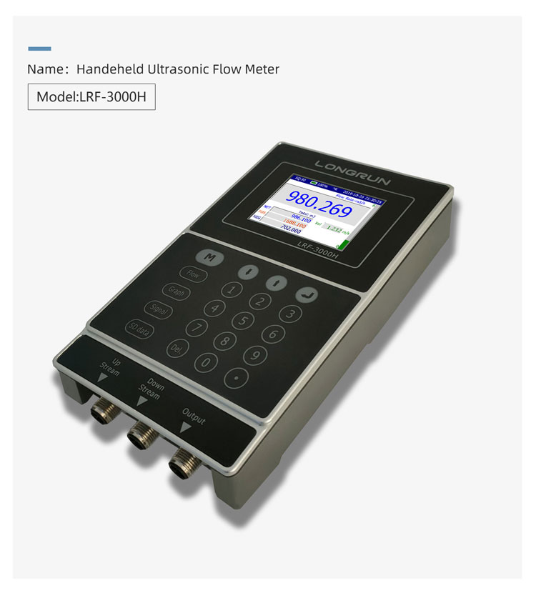 handheld ultrasonic flowmeter