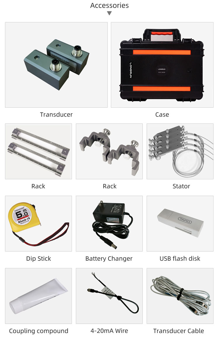 handheld ultrasonic flowmeter accessonies